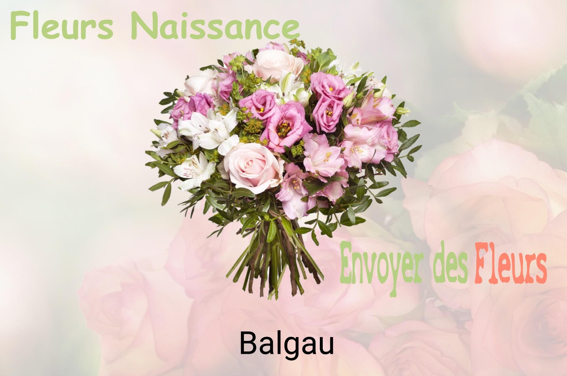 Bouquet de fleurs de naissance livré à Balgau